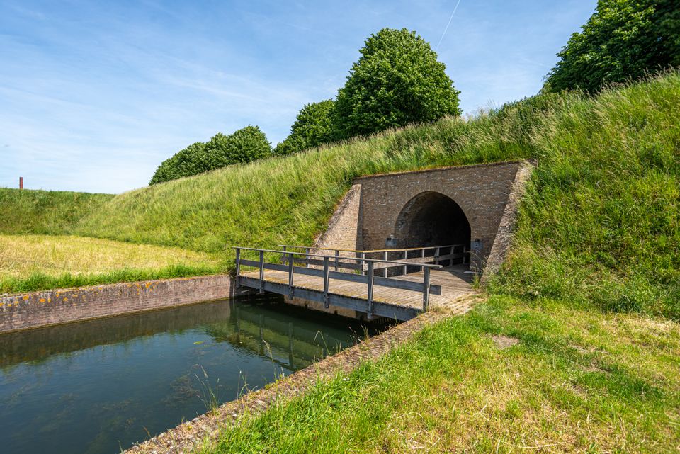 Bromsluis in Heusden Vesting - Tunnel, Verteidigungsanlage