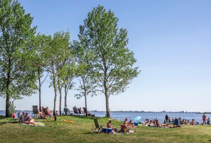 Recreatiegebied de Ulesprong op een heldere zomerdag