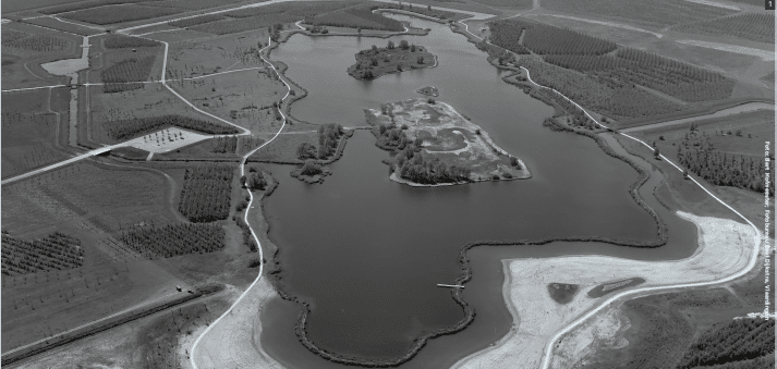 Bovenaanzicht Lelystad.