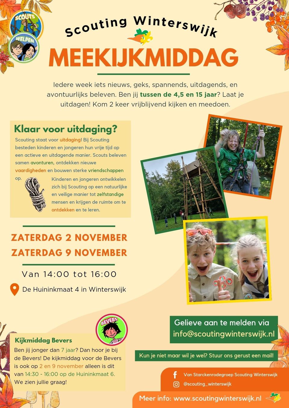 Meekijkdag | Scouting Winterswijk