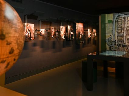 Binnen bij het Vermeer Centrum Delft