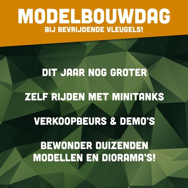 Modelbouwdag Bevrijdende Vleugels 6 april