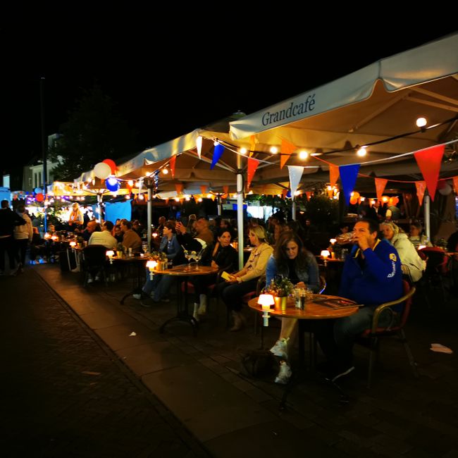 Gezelligheid op terras