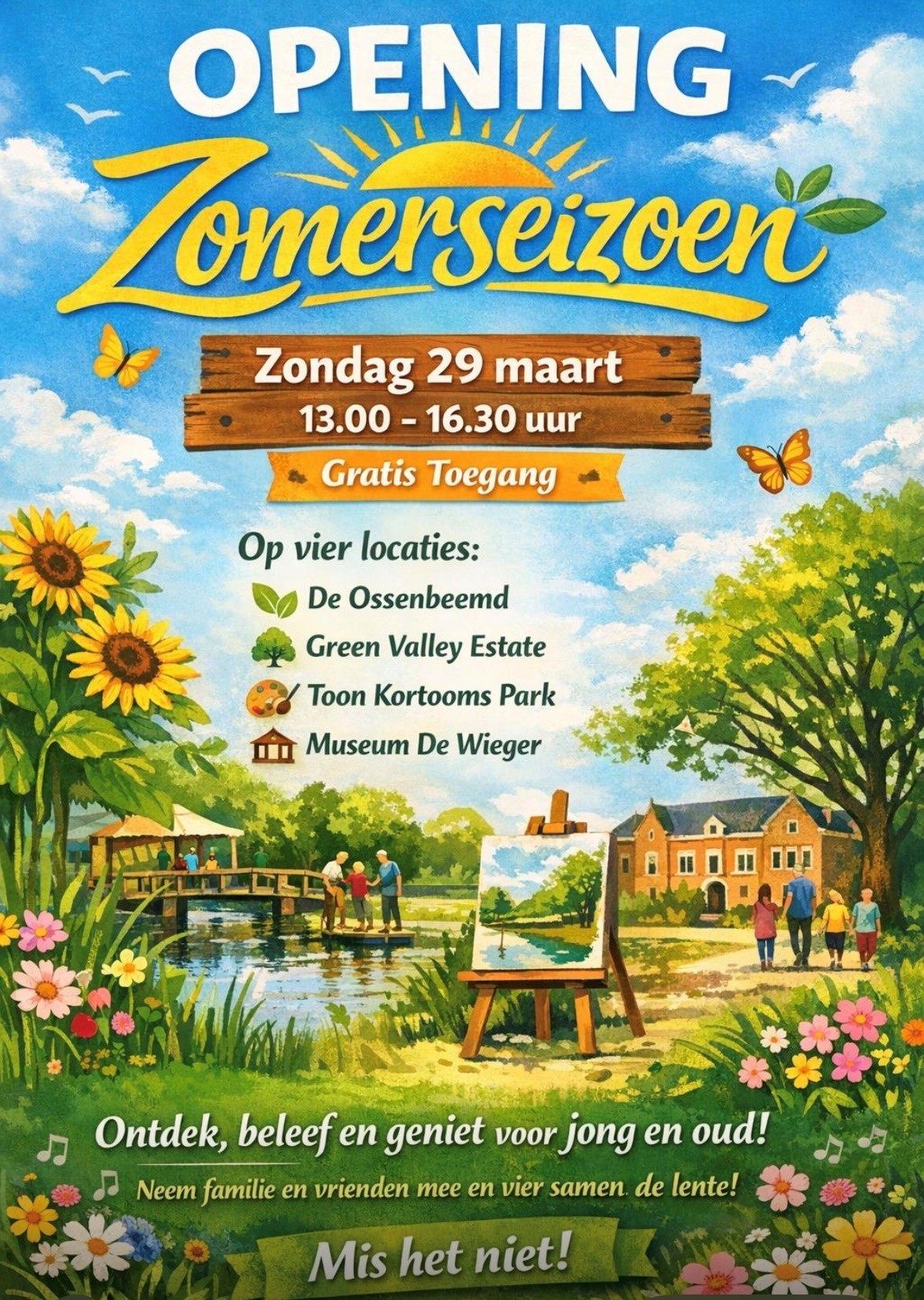 Affiche opening Zomerseizoen 2026