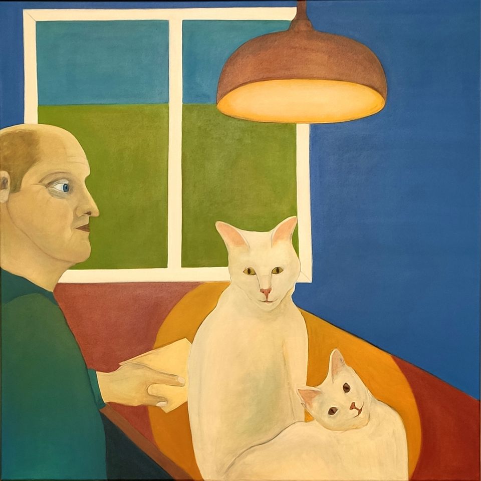 schilderij 100x100cm