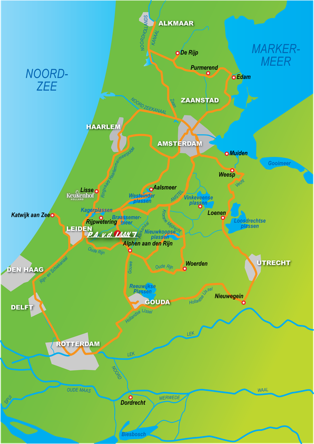 Ons vaargebied - bepaal zelf uw route!