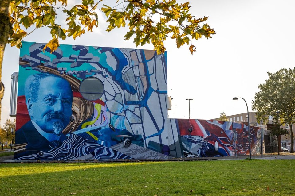 Streetart tekening.