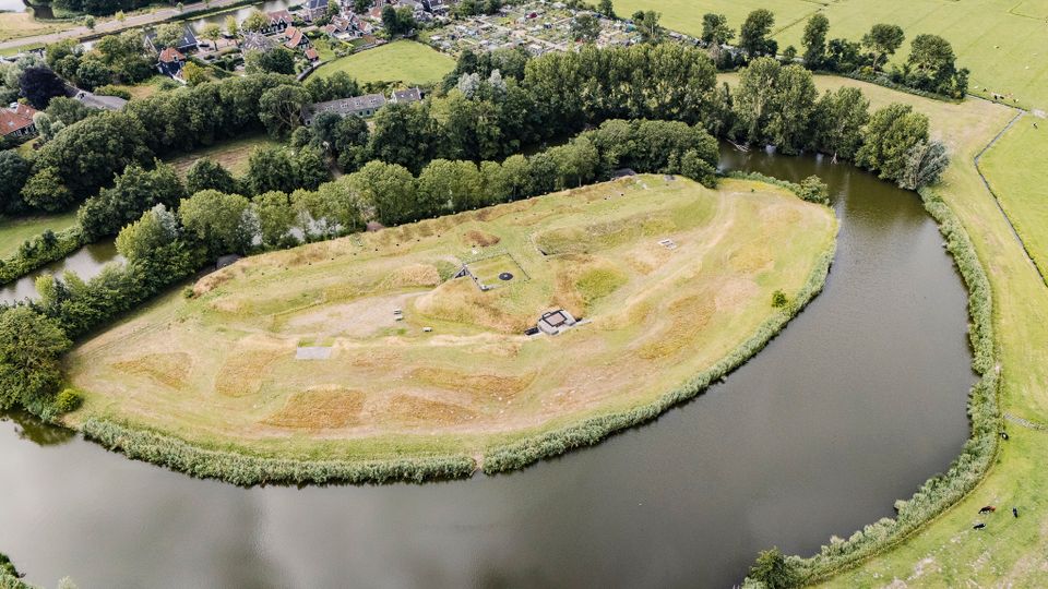 Luchtfoto van een fort