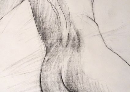 Modelschetsen in het atelier
