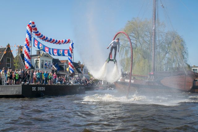 Flyboarden in Heeg