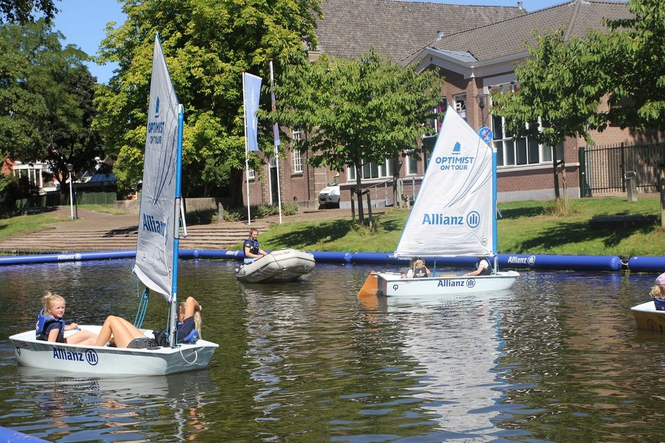 Optimist On Tour, kinderen maken kennis met zeilen