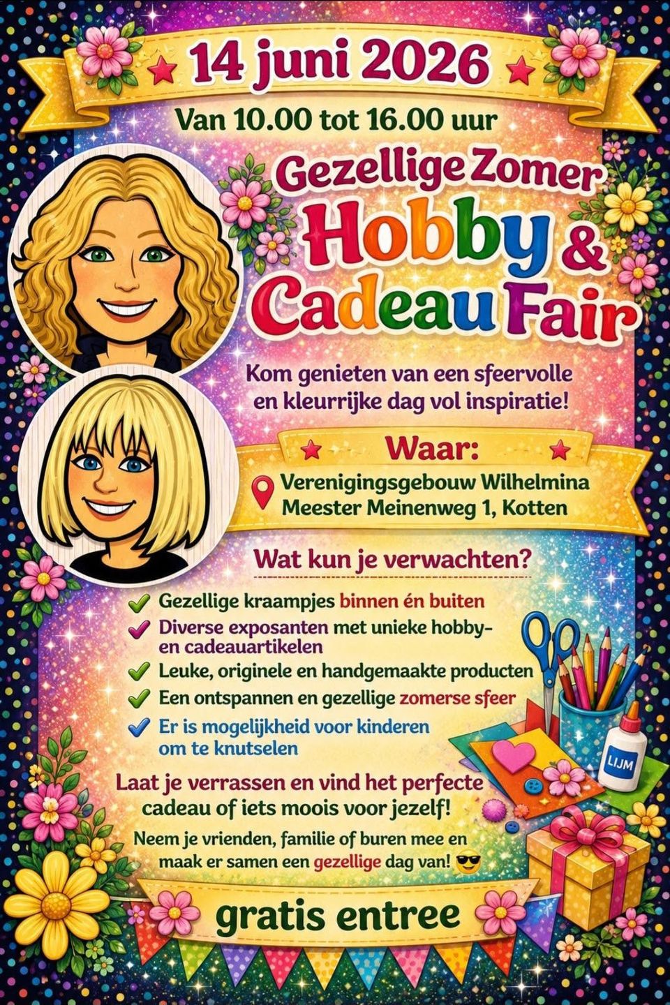 Gezellige Zomer Hobby & Cadeau Fair