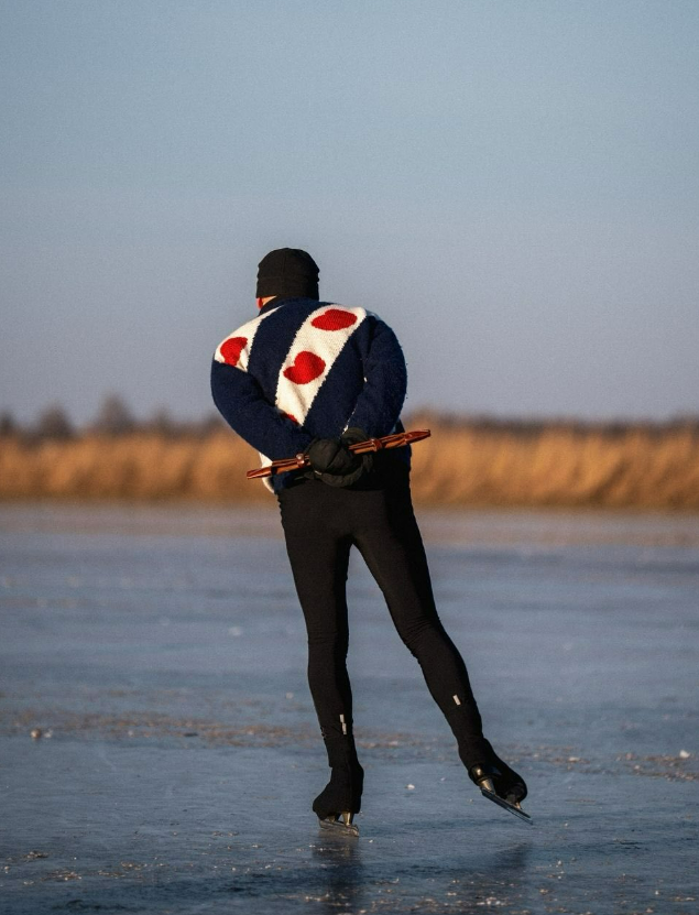 Schaatser Blaugerzen Akmarijp