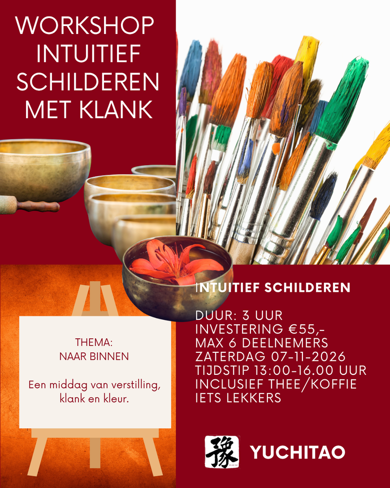 intuïtief schilderen en klank workshop