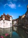 Le Palais de l'Île in Annecy, Frankrijk