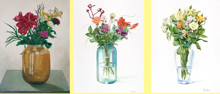 Expositie 'In Bloei' van Nancy Folkering Croes