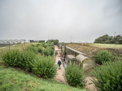 buiten bij het kazemattenmuseum in kornwerderzand