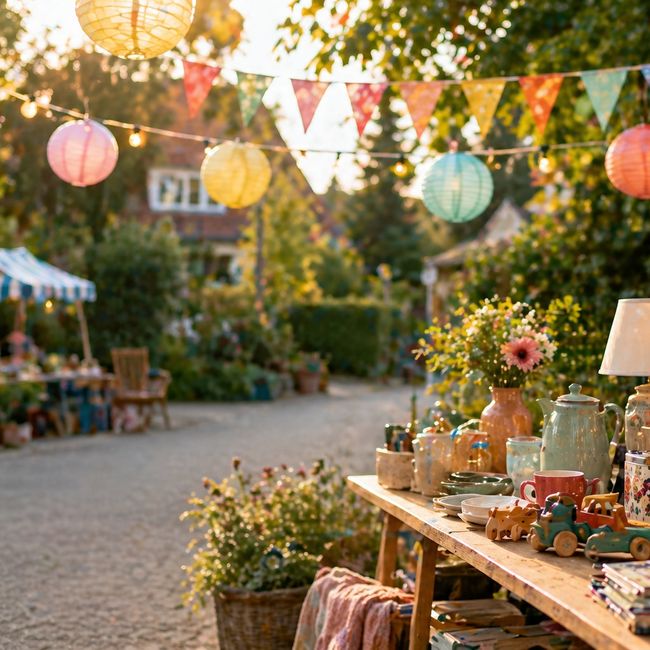 Sfeerbeeld rommelmarkt