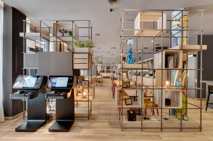 Balie van het IntercityHotel