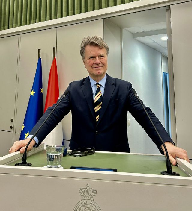Boris Dittrich achter spreekgestoelte