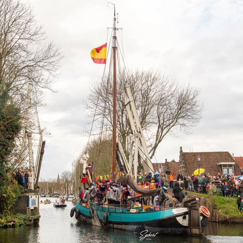 Pakjesboot van Sinterklaas in Edam