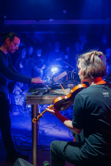 Lig-concert in Rietveldpaviljoen