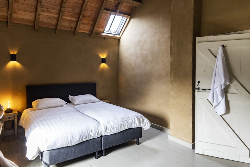 Hoeve Klinkenberg vakantiewoning interieur slaapkamer