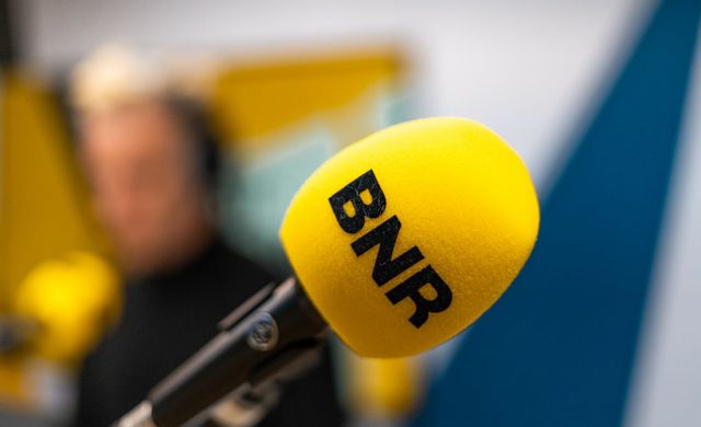 Microfoon met BNR logo