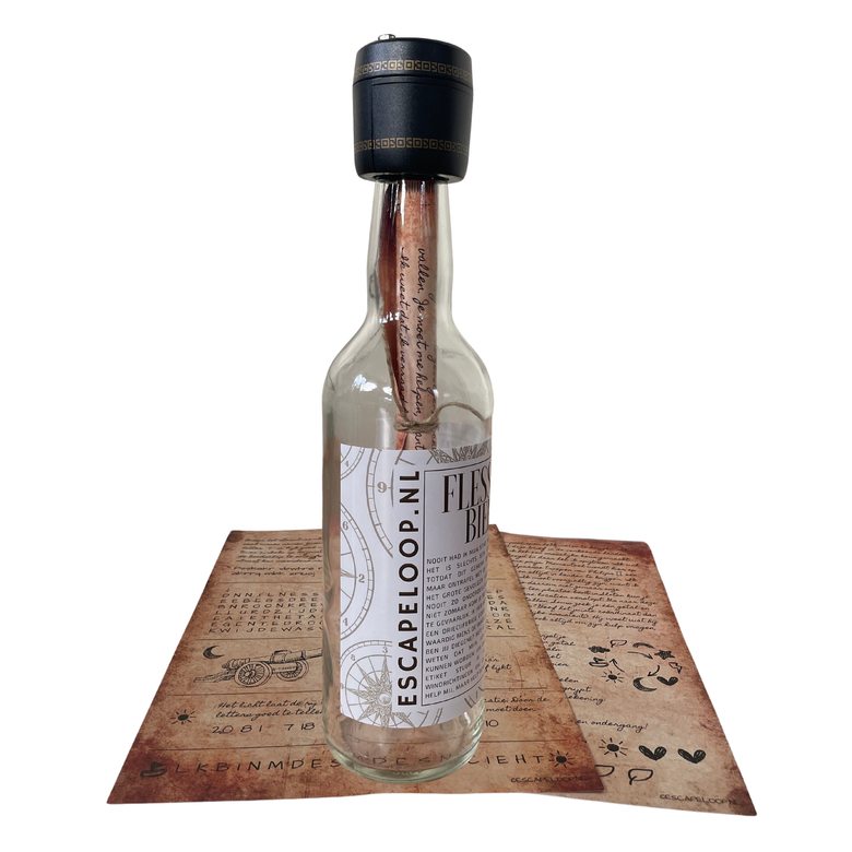 Flessenpost van het bierschip