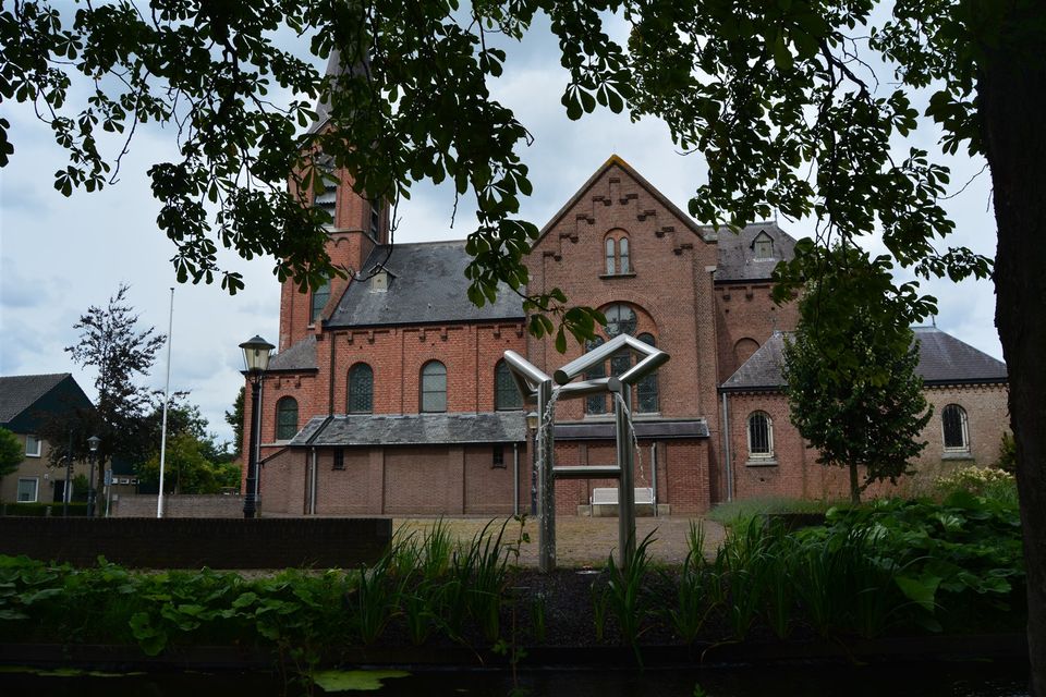 Uitzicht op kerk Hulsel