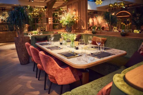 Binnenkant restaurant Merlijn