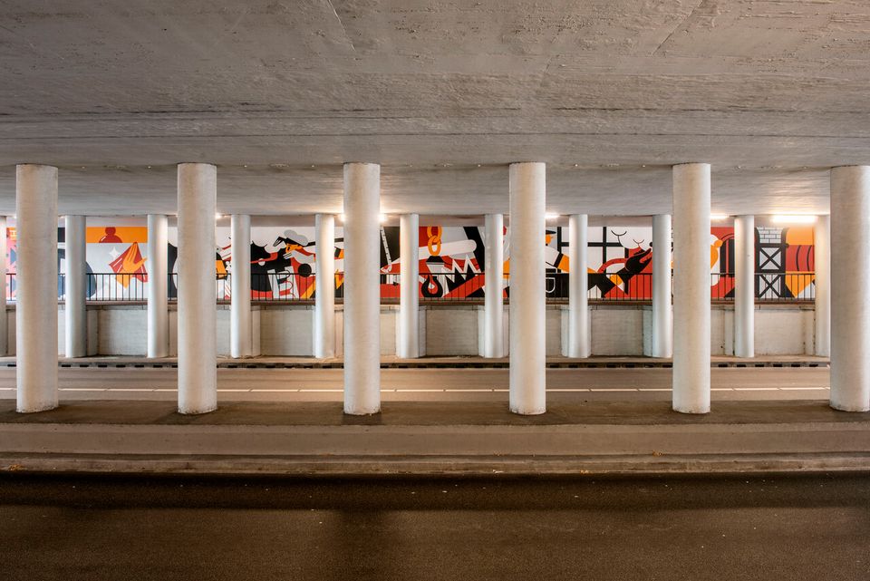 Van Gogh muurschildering Breda