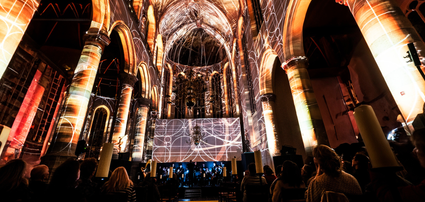 Lichtshow Luminiscence in Delft