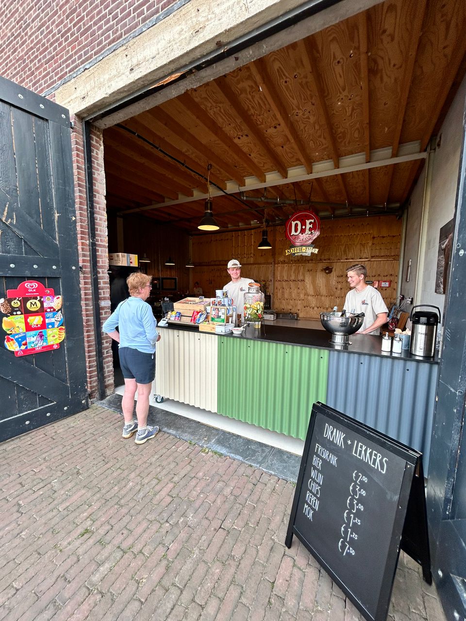 Drinken bestellen bij Slapen bij Herman