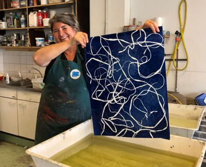 Fotografisch Blauwdrukken met docente Melanie