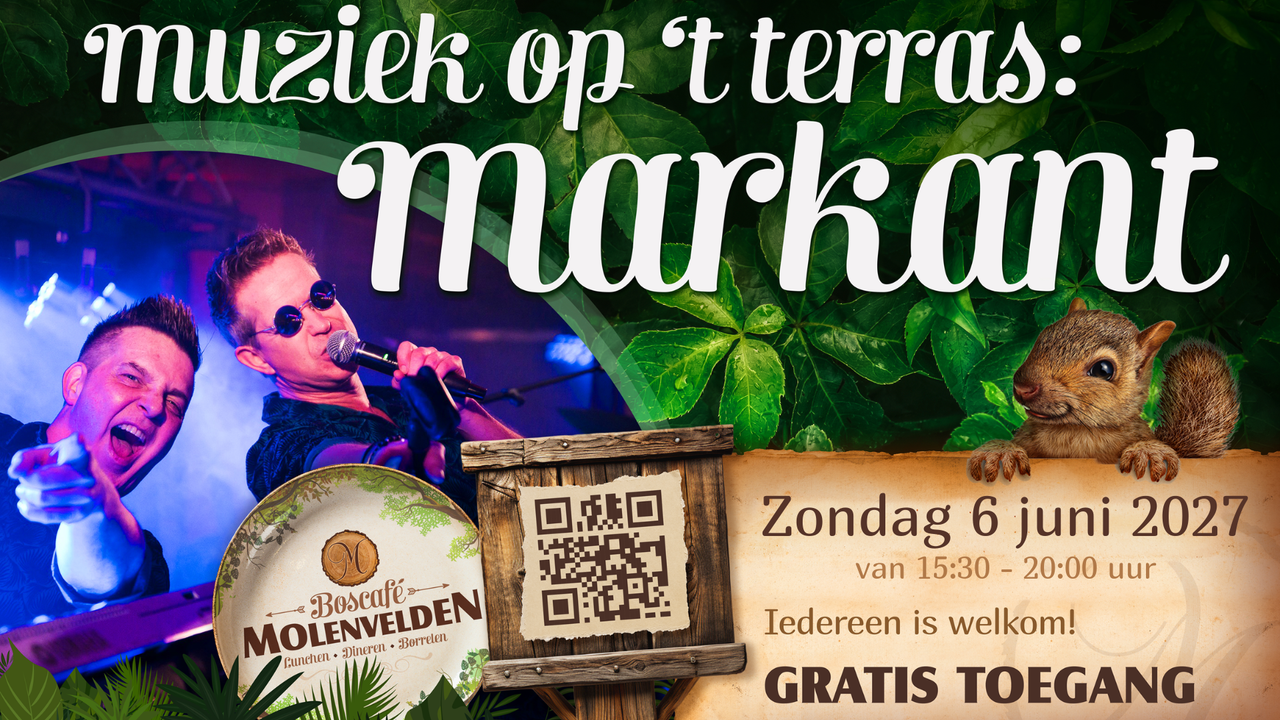 Muziek op het terras met MarKant