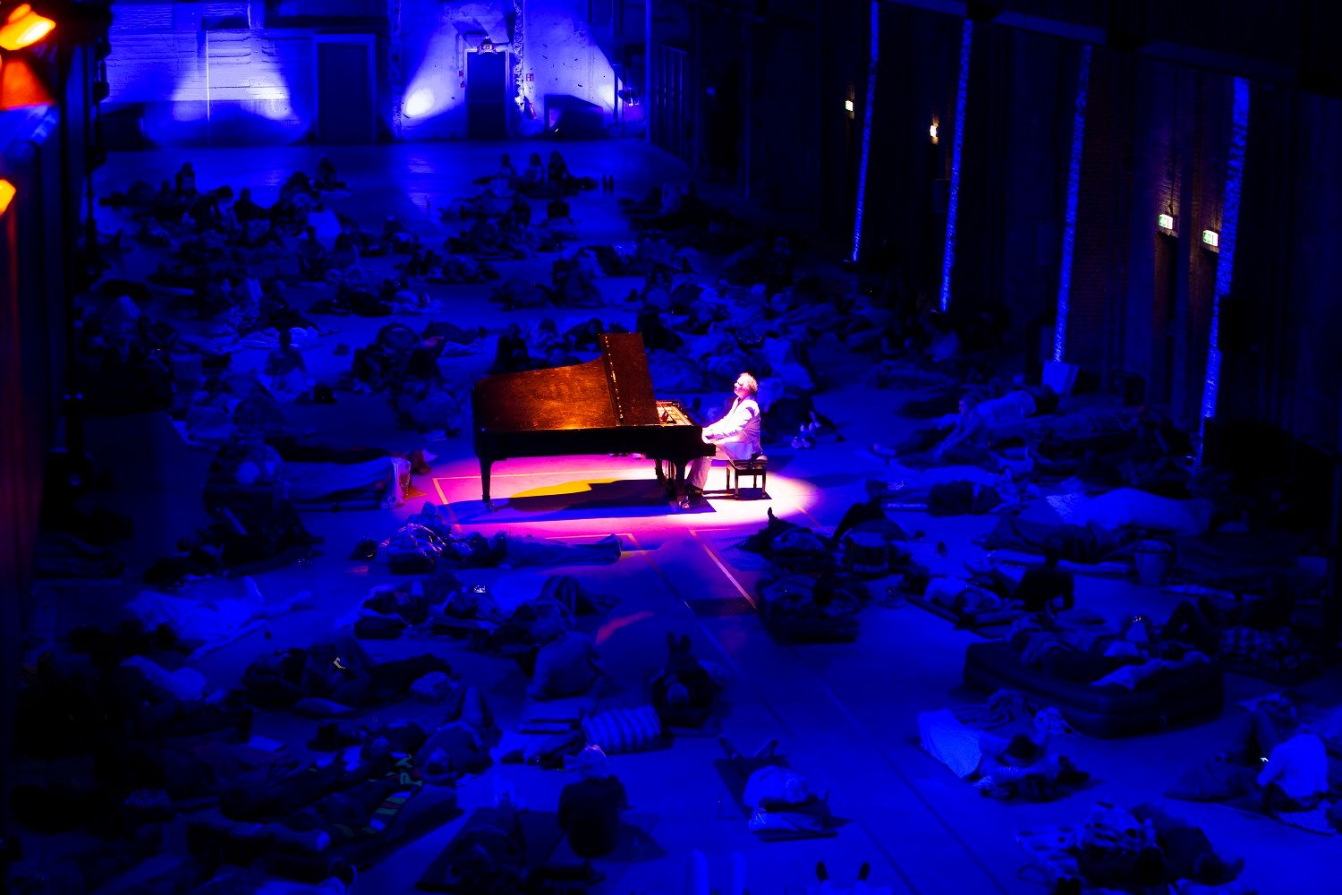 Impressie van het Ligconcert in de Koekbouw, één van de ruimtes op de Noordkade