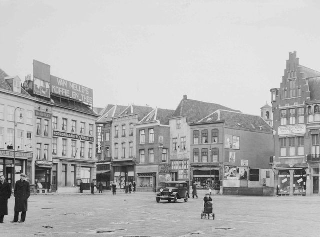 Foto van de markt uit 1937