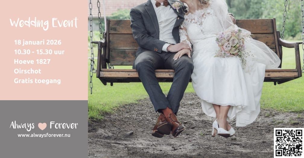 aankondiging Always Forever wedding event