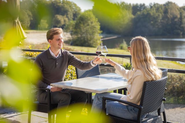 Op het terras bij Restaurant BØFF