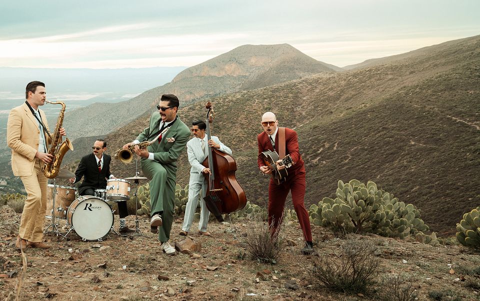 The Hi Stakes treden op op een berg