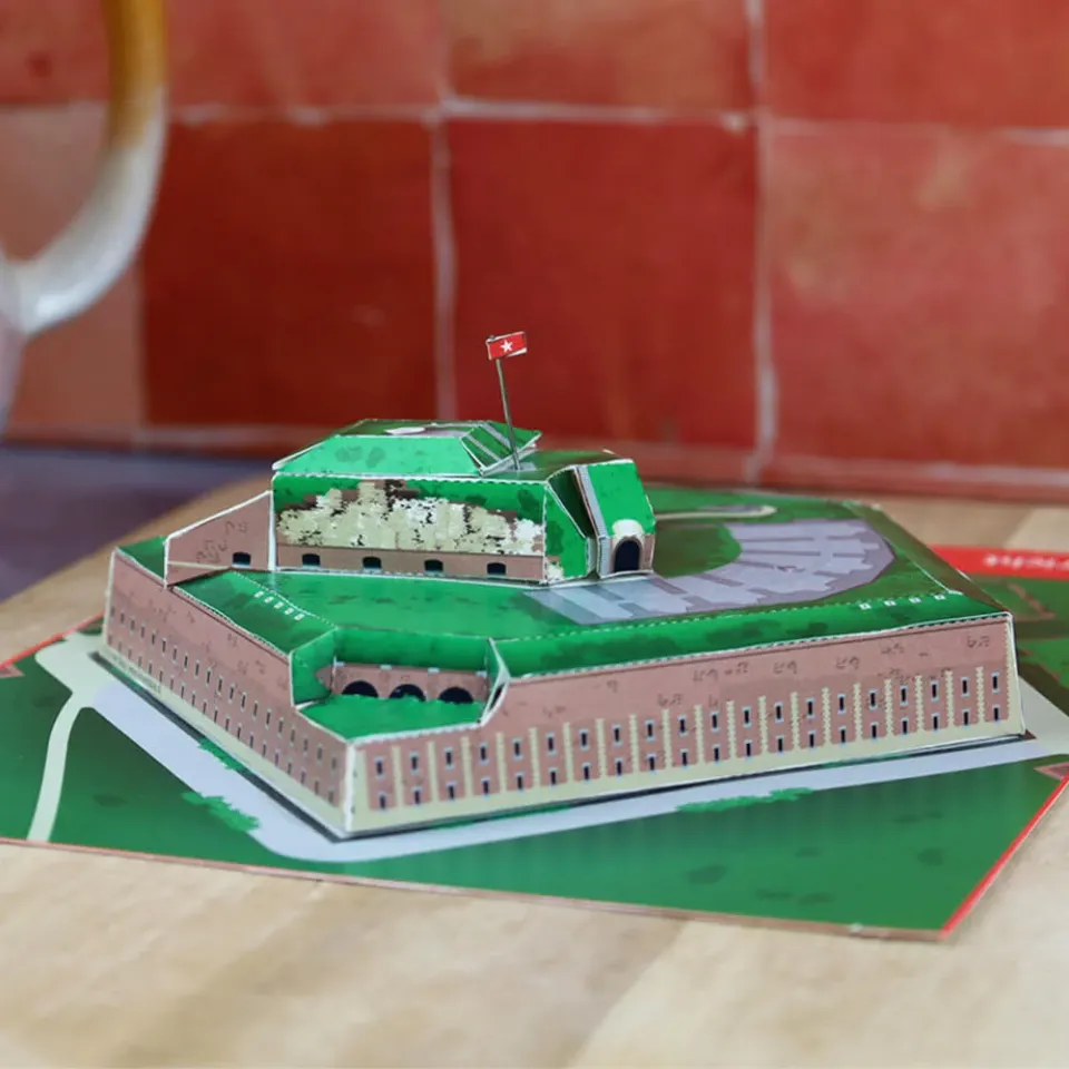 Bouwplaat Fort Sint Pieter Maastricht