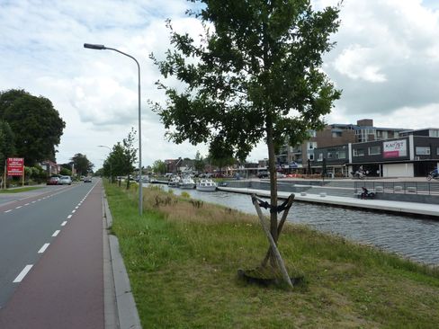 Kade centrum Nieuw-Amsterdam