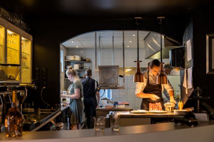 De keuken van De Jouster Toer in Joure