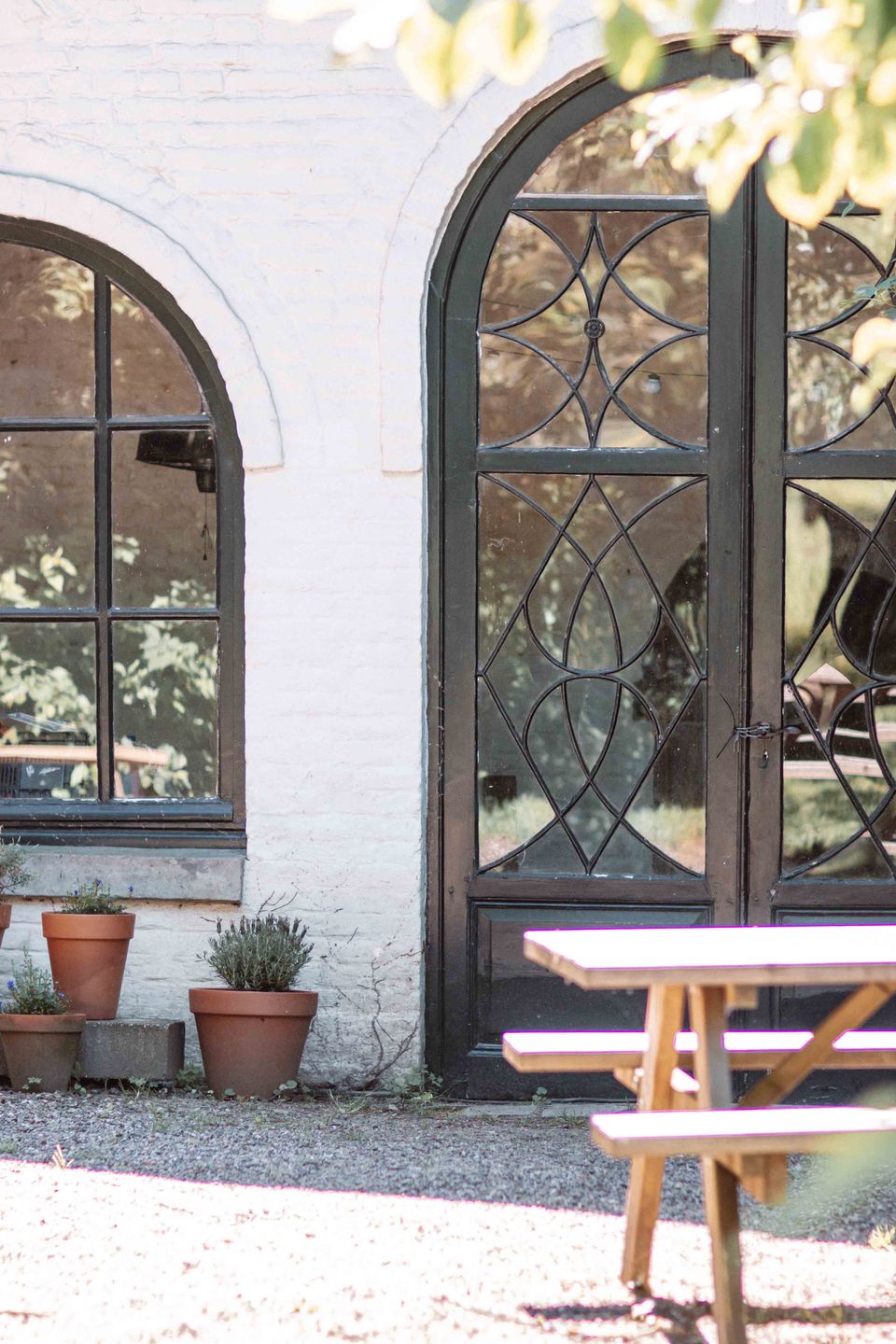 Marres garden wooden bench