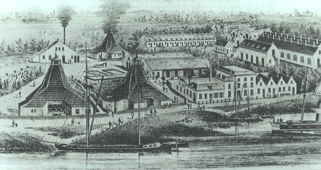 Glasfabrieken Jeekel & Co in Leerdam