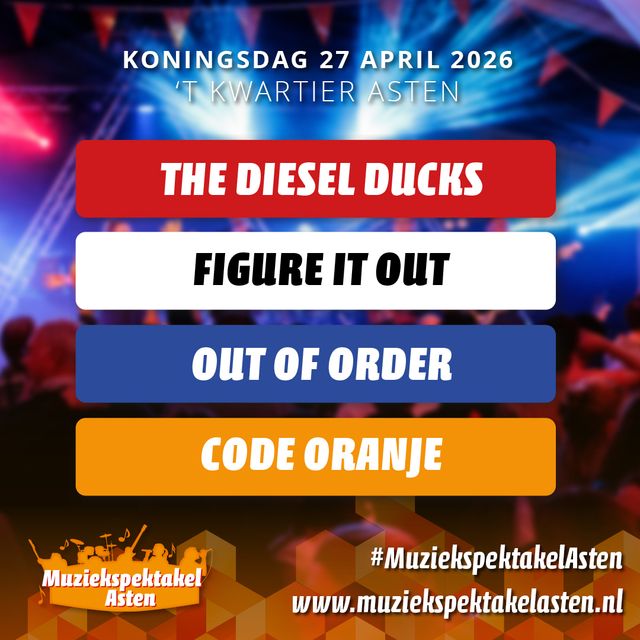 Een spektakel van gezellige en muzikale optredens tijdens Koningsdag