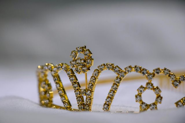 Kroontje van een miss verkiezing