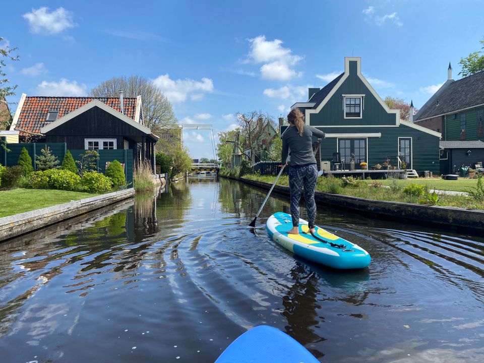 SUP Westzaan Westzijderveld natuur groen water varen