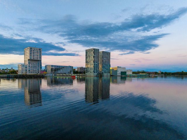 Architectuur Almere skyline
